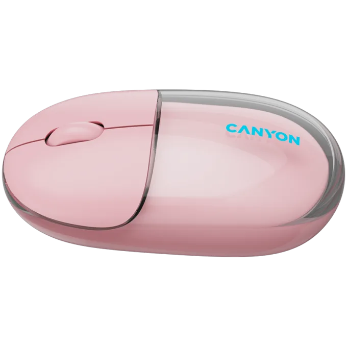 CANYON mouse OnClick 24 BT/ Wireless Transparent/Pink — image 4