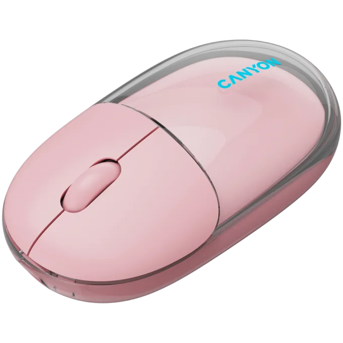 CANYON mouse OnClick 24 BT/ Wireless Transparent/Pink — image 5