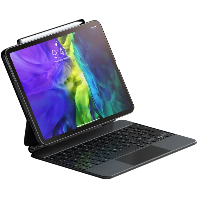 SATECHI Vegan-Leather Magnetic Case for 11'' iPad Pro (Black) — image 4