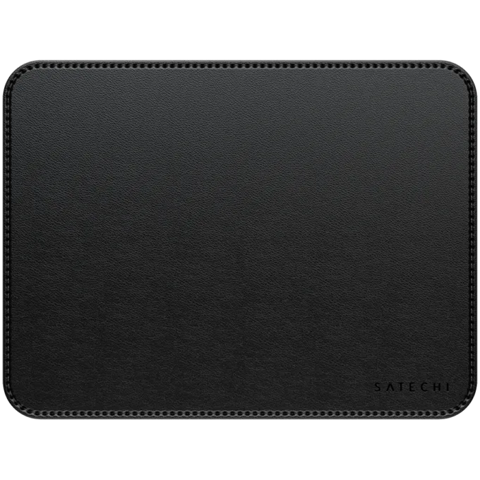 SATECHI Vegan-Leather Premium Mouse Pad (Black) — image 1