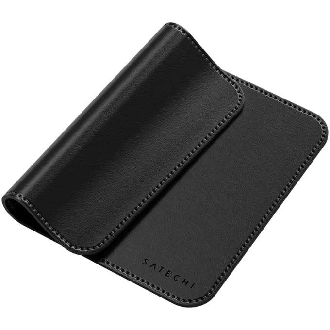 SATECHI Vegan-Leather Premium Mouse Pad (Black) — image 3