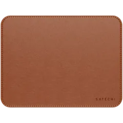SATECHI Vegan-Leather Premium Mouse Pad (Brown)