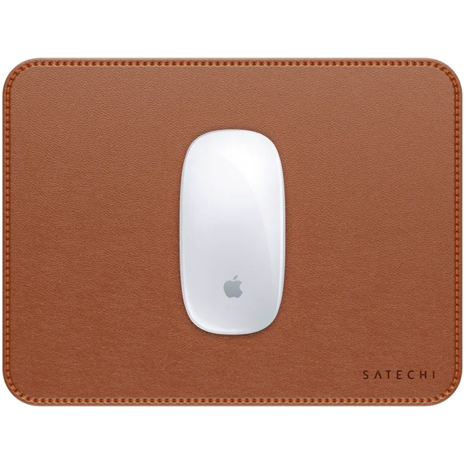 SATECHI Vegan-Leather Premium Mouse Pad (Brown) — image 2