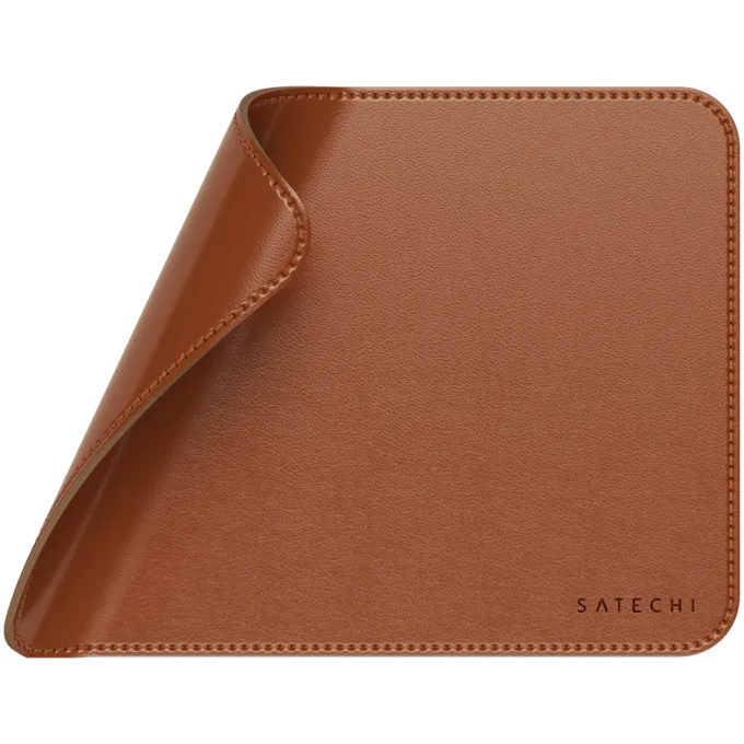SATECHI Vegan-Leather Premium Mouse Pad (Brown) — image 3