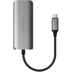 SATECHI 4-in-1 USB-C Hub with 2.5 Gigabit Ethernet - Space Gray