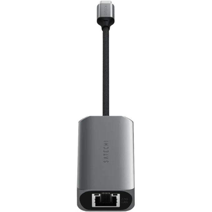 SATECHI 4-in-1 USB-C Hub with 2.5 Gigabit Ethernet - Space Gray — image 3