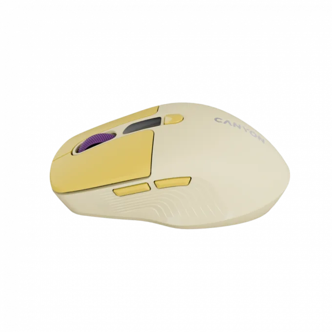 CANYON mouse MW-26 LCD Silent Dual Mode Wireless Yellow — image 3
