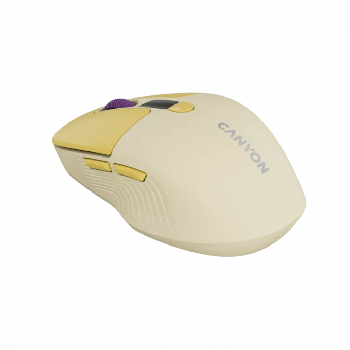 CANYON mouse MW-26 LCD Silent Dual Mode Wireless Yellow — image 4