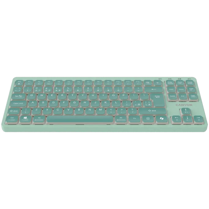 CANYON Keyboard OnType 10 Low Profile EN Wired Green — image 2