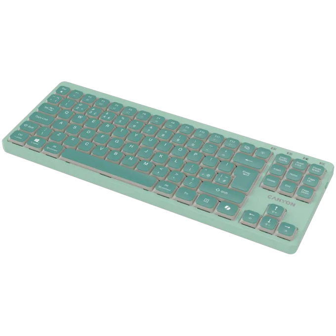 CANYON Keyboard OnType 10 Low Profile EN Wired Green — image 4