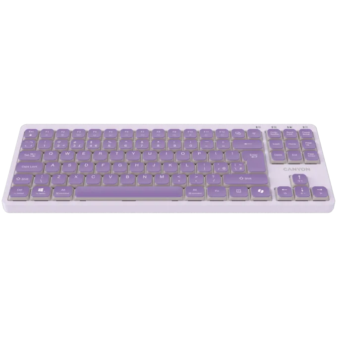 CANYON Keyboard OnType 10 Low Profile EN Wired Violet — image 2