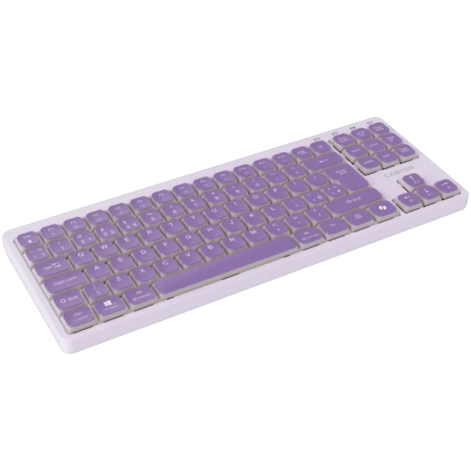 CANYON Keyboard OnType 10 Low Profile EN Wired Violet — image 3