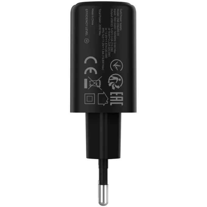 CANYON charger OnCharge 200 20W 1xPD EU Black — image 3