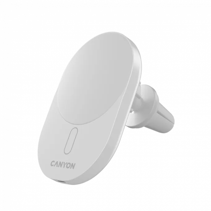 CANYON car charger OnGrip 105 15W Qi2 Wireless White — image 1