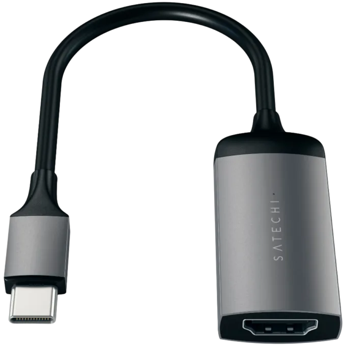 SATECHI Aluminum Type-C to HDMI Adapter 4K 60Hz Space Gray — image 1