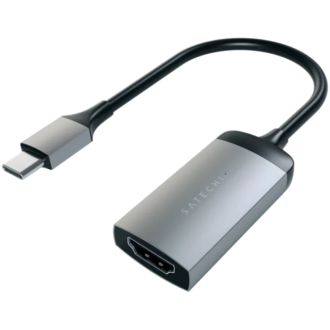 SATECHI Aluminum Type-C to HDMI Adapter 4K 60Hz Space Gray — image 2