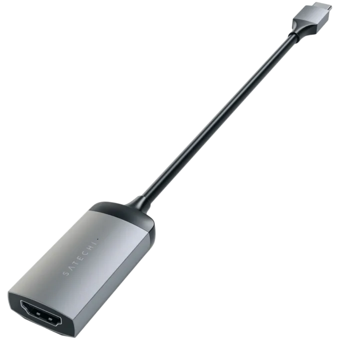 SATECHI Aluminum Type-C to HDMI Adapter 4K 60Hz Space Gray — image 3