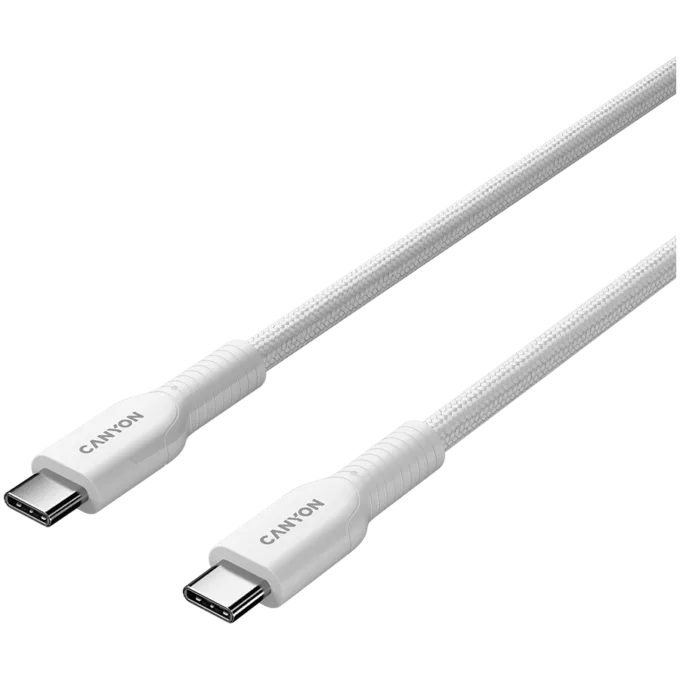 CANYON cable OnWire 60CL C-C 60W COLOR Braided 1m White — image 2