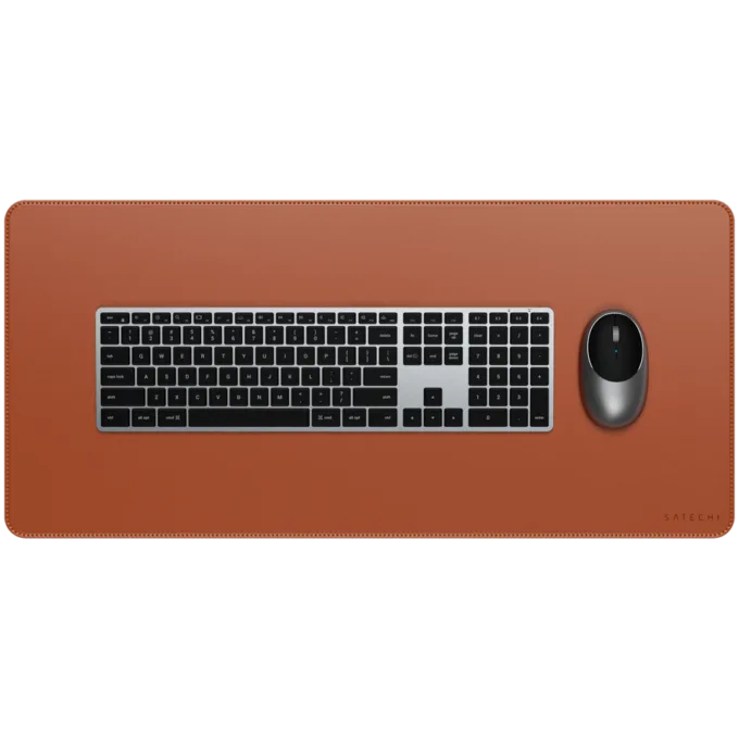SATECHI Vegan-Leather Premium Desk Mat (Brown) — image 3