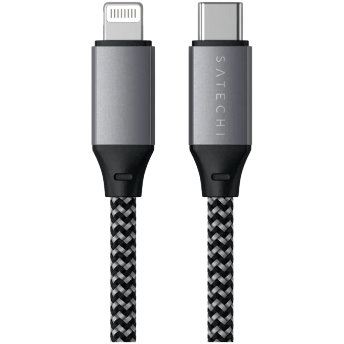 SATECHI Type C to MFI Cable 10 inch- Space Gray — image 3