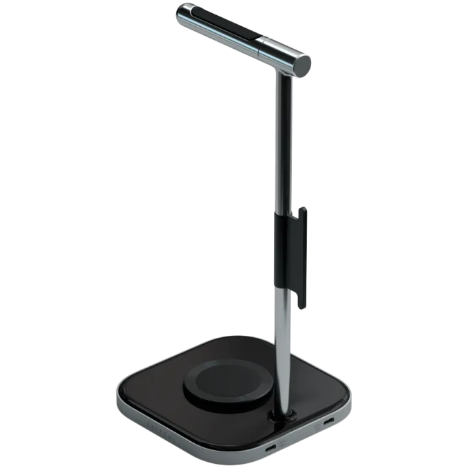 SATECHI 2-in-1 Headphone Stand with Wireless Charger — image 3