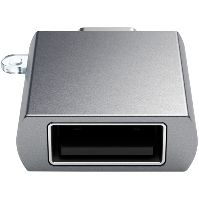 SATECHI Aluminum Type-C to USB 3.0 Adapter Space Gray — image 2