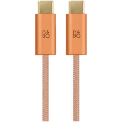 Beoplay H100 Charging Cable Fabric Sunset Apricot