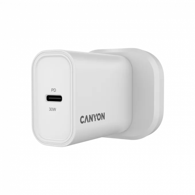 CANYON charger OnCharge 30CL Max Power 30W 1xPD UK White — image 2