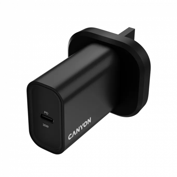 CANYON charger OnCharge 30CL Max Power 30W 1xPD UK Black — image 3