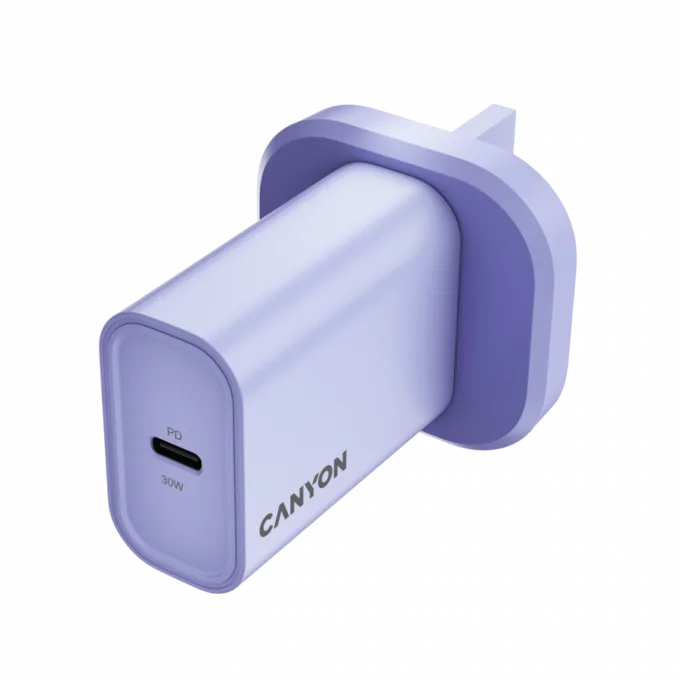 CANYON charger OnCharge 30CL Max Power 30W 1xPD UK Purple — image 3