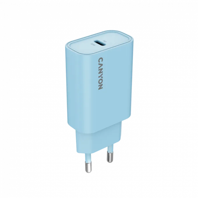 CANYON charger OnCharge 30CL Max Power 30W 1xPD EU Light Blue — image 1