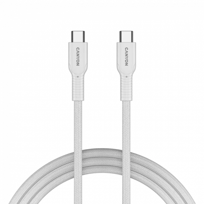 CANYON cable OnWire 60CL C-C 60W COLOR Braided 1m White — image 4