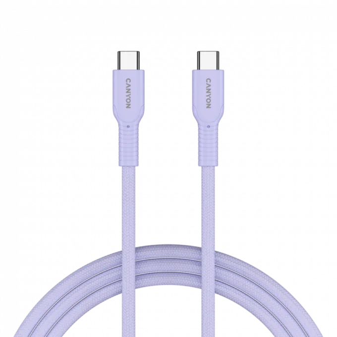 CANYON cable OnWire 60CL C-C 60W COLOR Braided 1m Purple — image 4