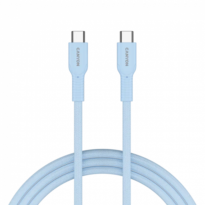 CANYON cable OnWire 60CL C-C 60W COLOR Braided 1m Light Blue — image 4