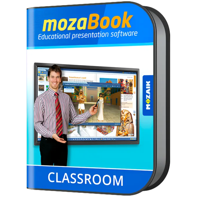 mozaBook CLASSROOM, interactive educational software for teachers, 1 year — image 1