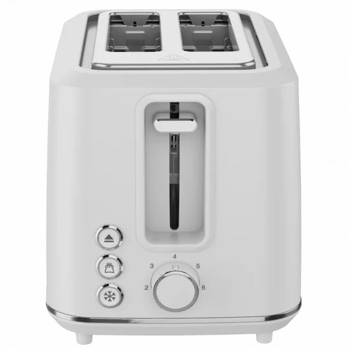 Electric Toaster, white, 220-240V, 50-60Hz, 920-1080W, 2 slots, 3 modes, 7 browning levels — image 3