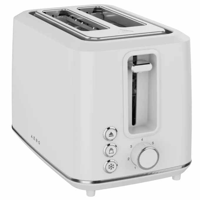 Electric Toaster, white, 220-240V, 50-60Hz, 920-1080W, 2 slots, 3 modes, 7 browning levels — image 4