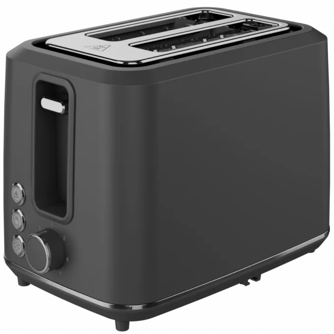 Electric Toaster, Grey, 220-240V, 50-60Hz, 920-1080W, 2 slots, 3 modes, 7 browning levels — image 1