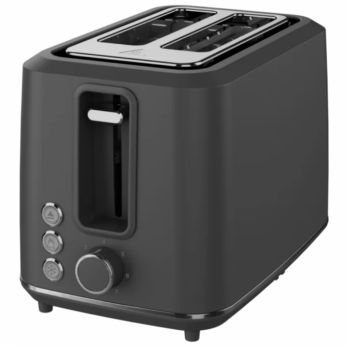 Electric Toaster, Grey, 220-240V, 50-60Hz, 920-1080W, 2 slots, 3 modes, 7 browning levels — image 2