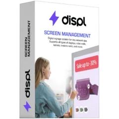 Displ, Digital Signage CMS, Screen Management type, 1 year
