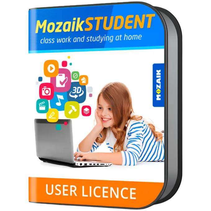 Mozaik STUDENT license for all platform, for one student, 1 year — image 1