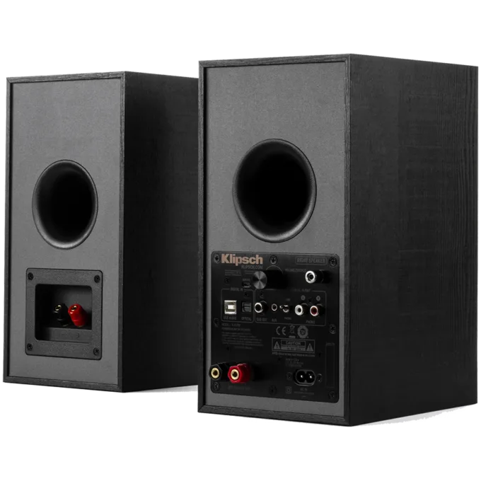 Klipsch Reference R-41PM Powered Bookshelf Speakers, Black, Pair — image 3