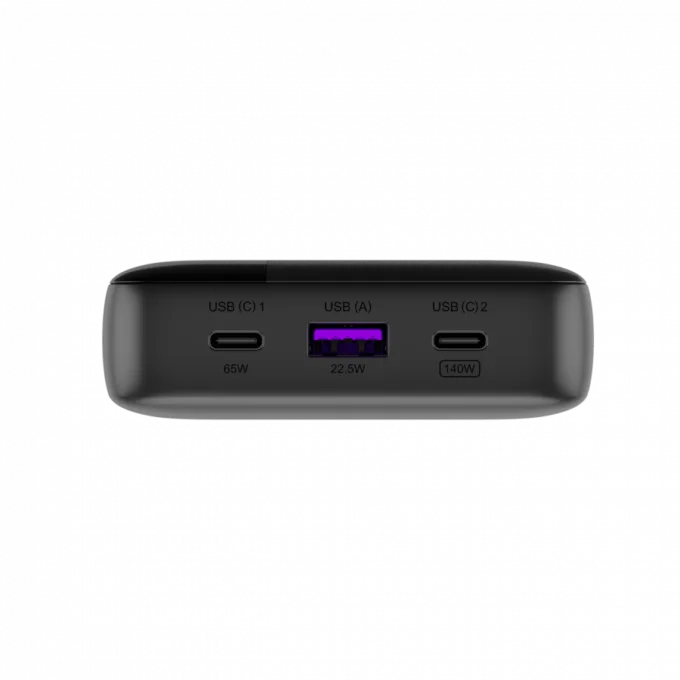 CANYON Power Bank PB-240, 25000mAh PD140W display power bank,Size160.0x82x27 mm Weight 508+-10g, Dark Grey — image 16