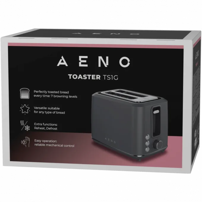 Electric Toaster, Grey, 220-240V, 50-60Hz, 920-1080W, 2 slots, 3 modes, 7 browning levels — image 7