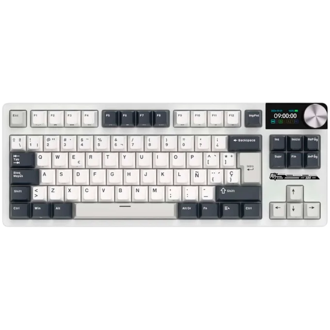 ROYAL KLUDGE RK S85 White Night Gaming Keyboard Beige switch — image 1