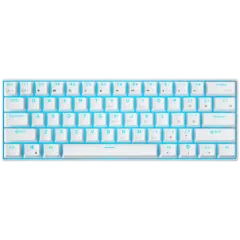 ROYAL KLUDGE RK61 White Gaming Keyboard Red switch