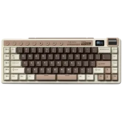 ROYAL KLUDGE RK M70 Mocha Grey Gaming Keyboard Cream switch