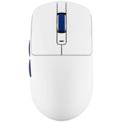 ROYAL KLUDGE M30 White Blue Gaming Mouse PAW 33111K