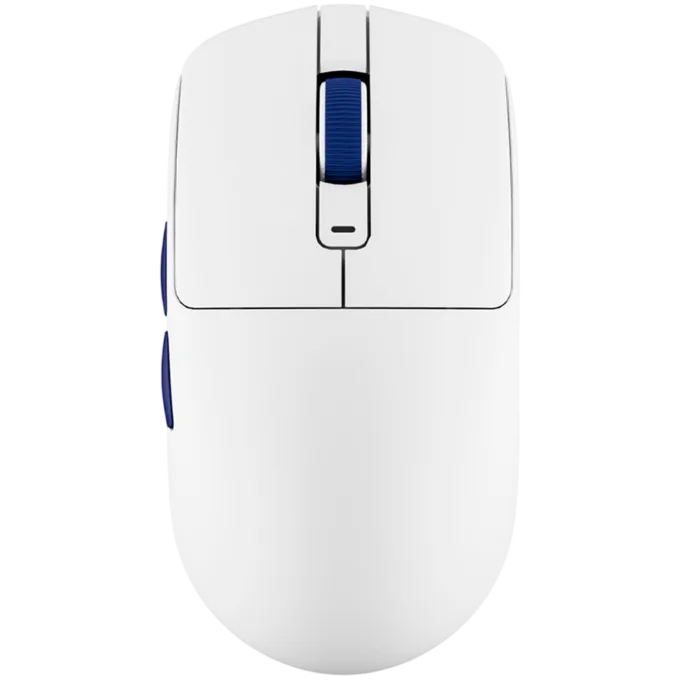 ROYAL KLUDGE M30 White Blue Gaming Mouse PAW 33111K — image 1