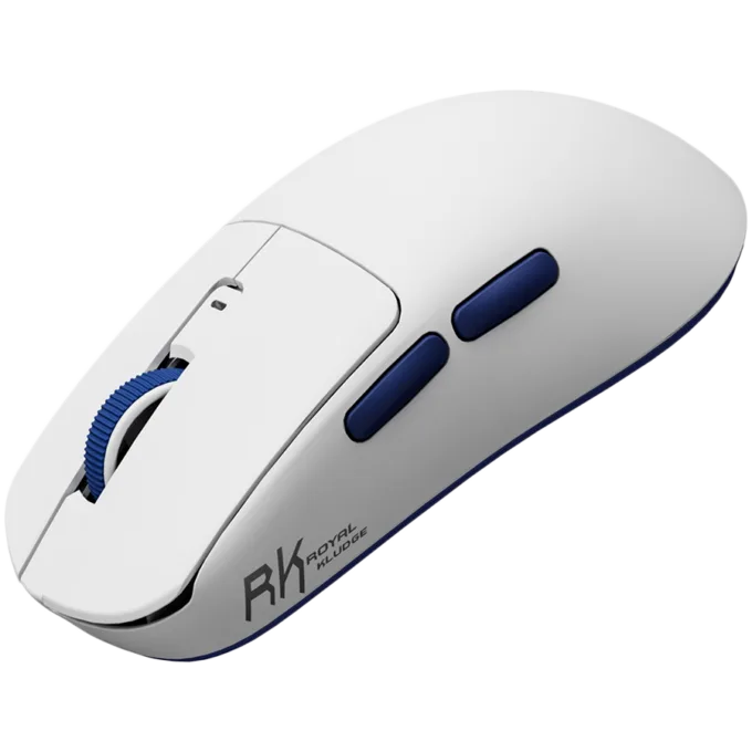 ROYAL KLUDGE M30 White Blue Gaming Mouse PAW 33111K — image 2